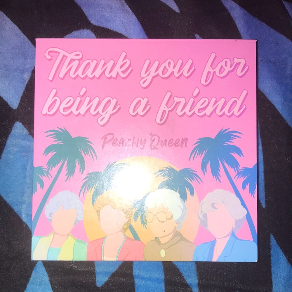 ✨🆕Peachy Queen“Thank You For Being A Friend” Golden Girls Eyeshadow Palette!BN!